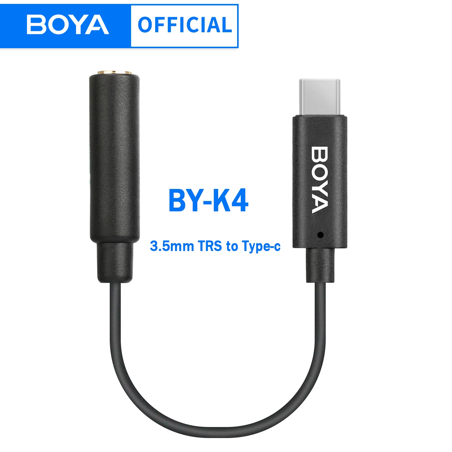 Contact Pickup Mic - BOYA BY-K4 3,5 mm TRS (fêmea)