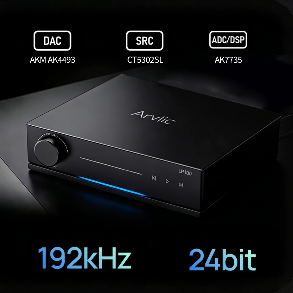 Audio Music Google - Arylic LP100 Reprodutor de Música Sem