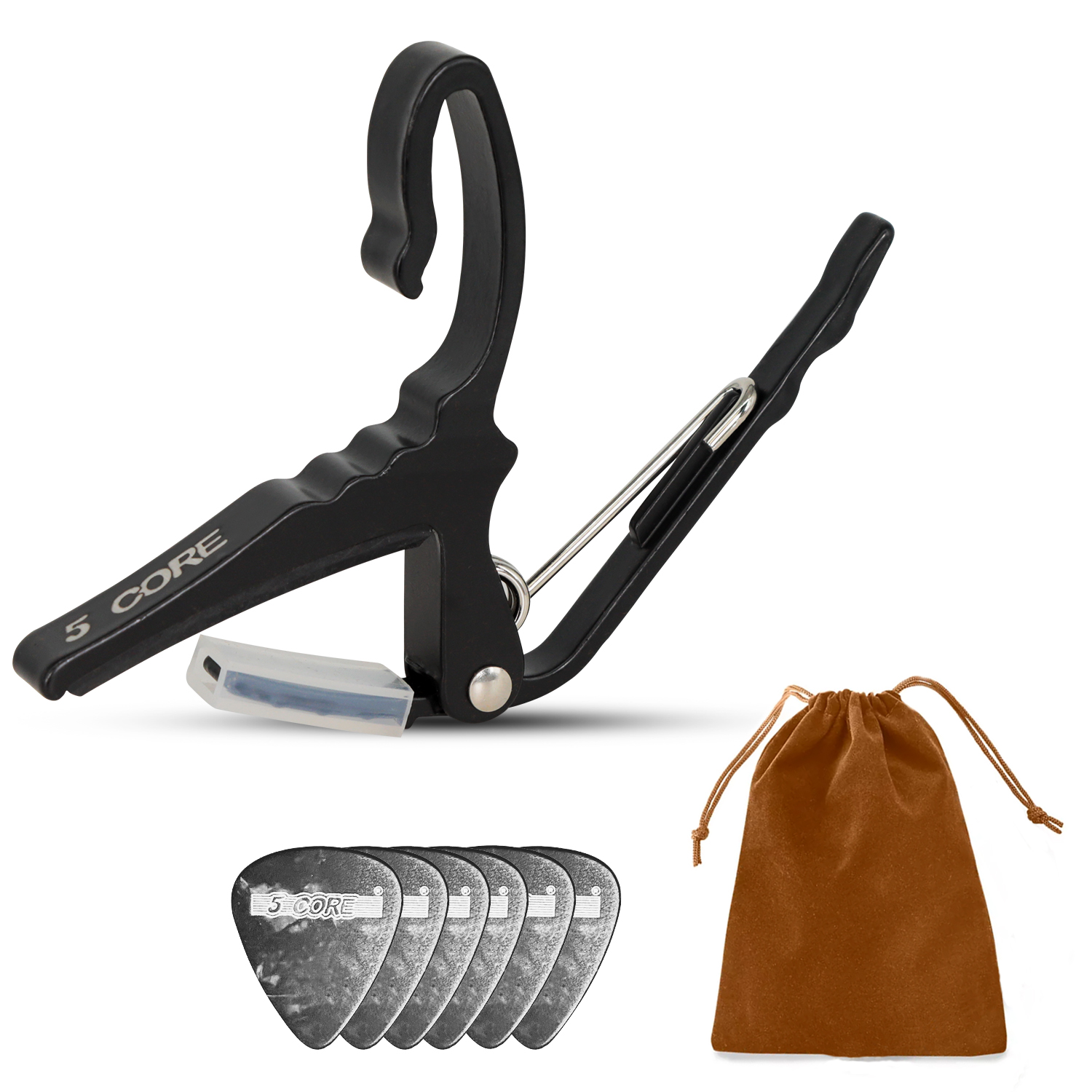 Guitar Capo Clip - Capotraste de Guitarra de 5 Cordas