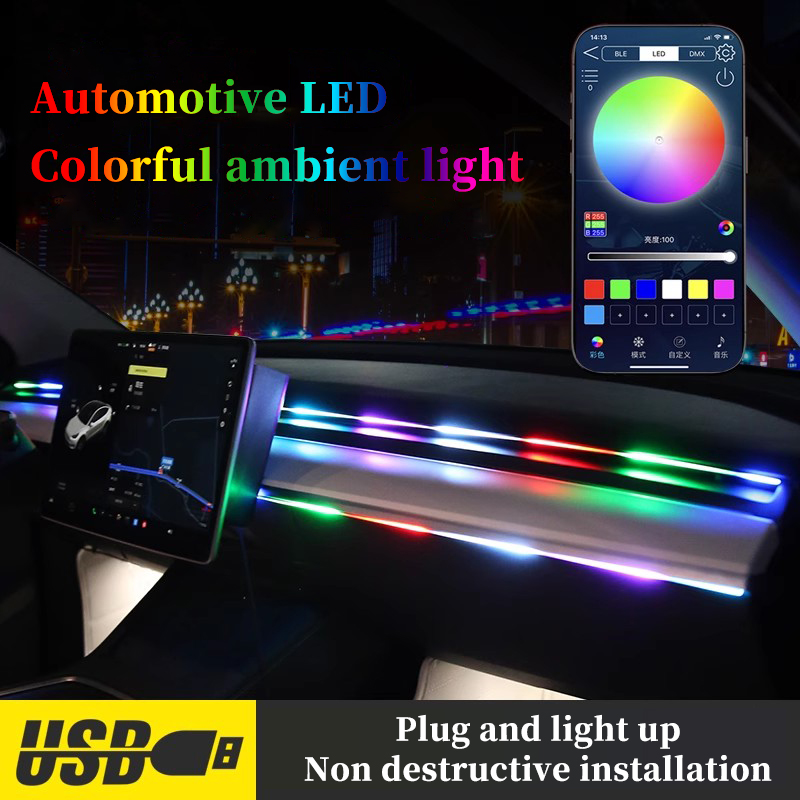 Audio Music Light - Carro colorido acrílico centro de controle
