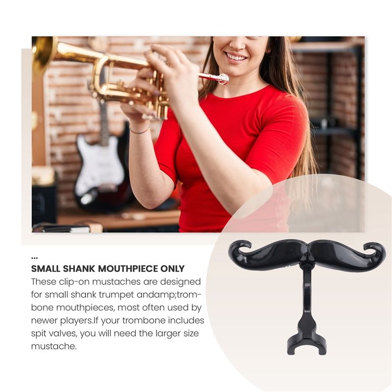A69P-Clip-On Beard para Trompe - Trombone Mouthpiece avaliação e preço