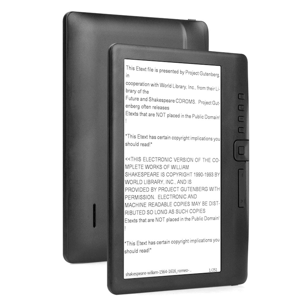 Leitor de e-book com tela HD T - Audio Music Com avaliação e preço