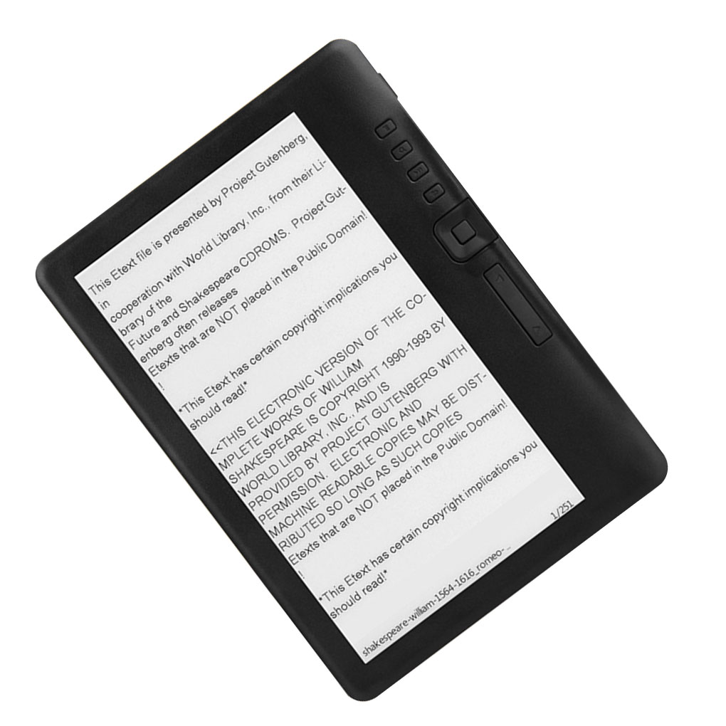 Leitor de e-book com tela HD T - Audio Music Com avaliação e preço