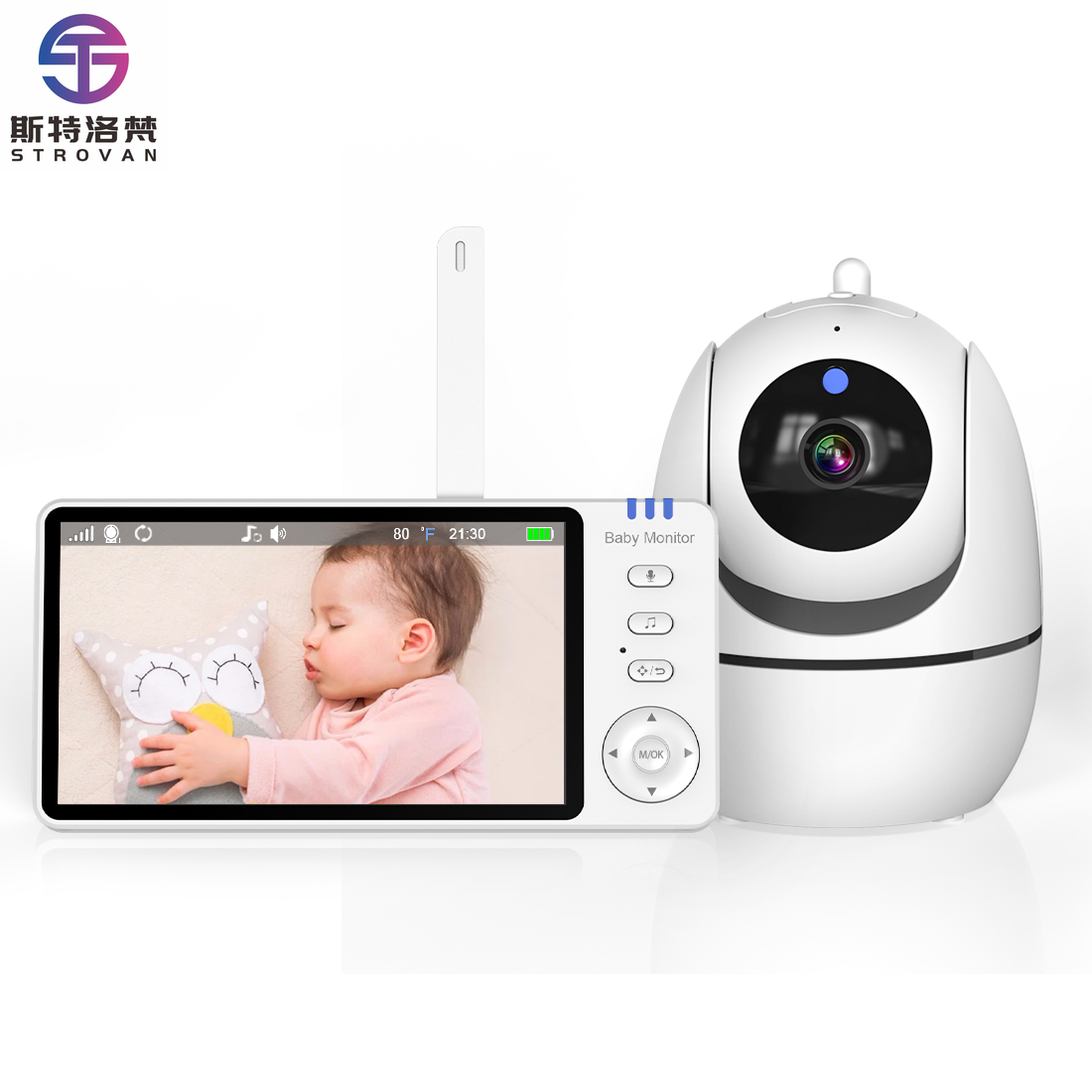 720P HD Vídeo Sem Fio Bebê 5.0 - Audiovision Music Player avaliação e preço