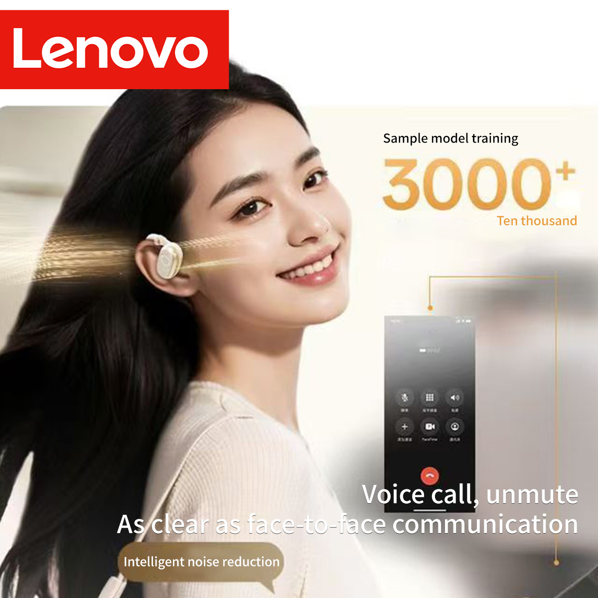 Fones de Ouvido Lenovo EA366 c - Contact Pickup Mic avaliação e preço