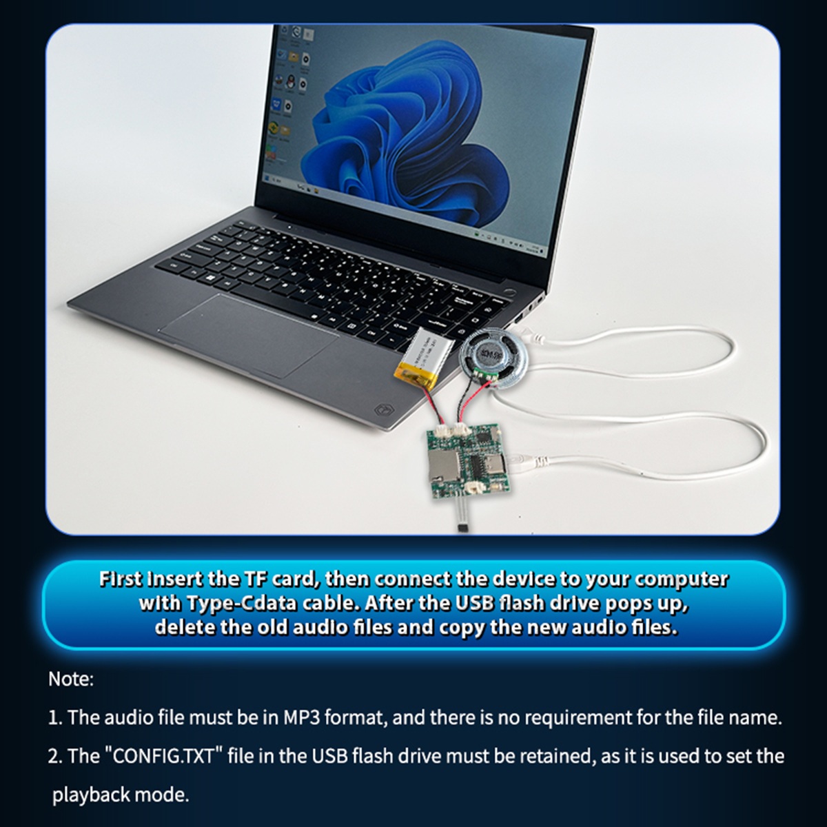Módulo Gravador de Som Program - Audio Music To Download avaliação e preço