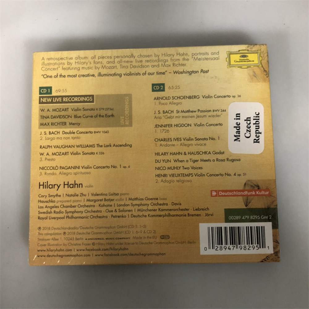 CD 'Retrospective' Hilary Hahn - Audio Music Cd avaliação e preço