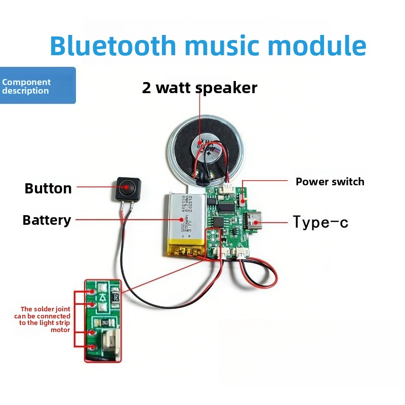 Módulo de Áudio Sem Fio Recarr - Audio Music To Download avaliação e preço