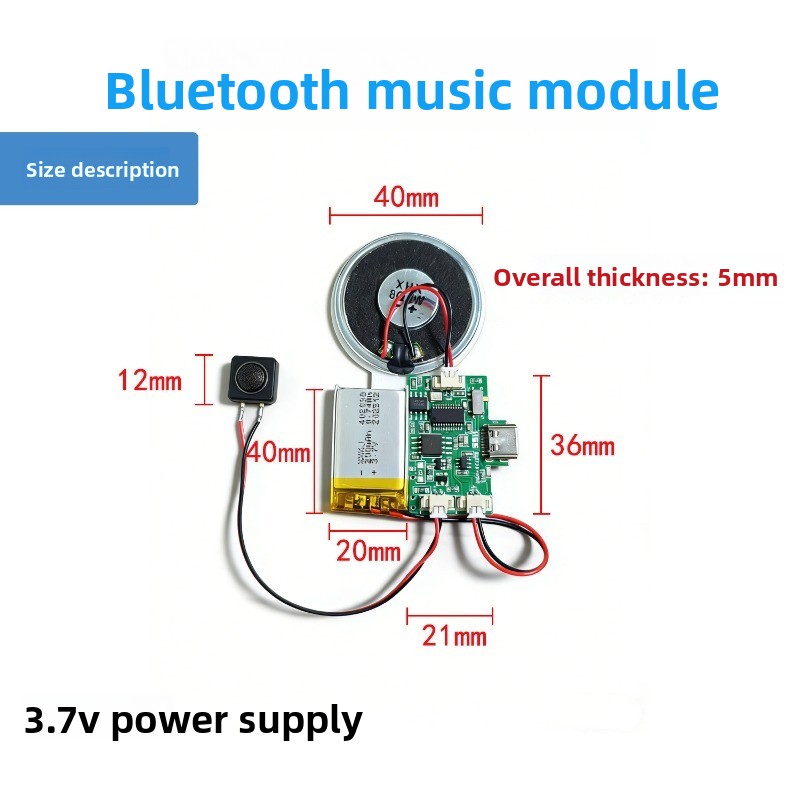 Módulo de Áudio Sem Fio Recarr - Audio Music To Download avaliação e preço