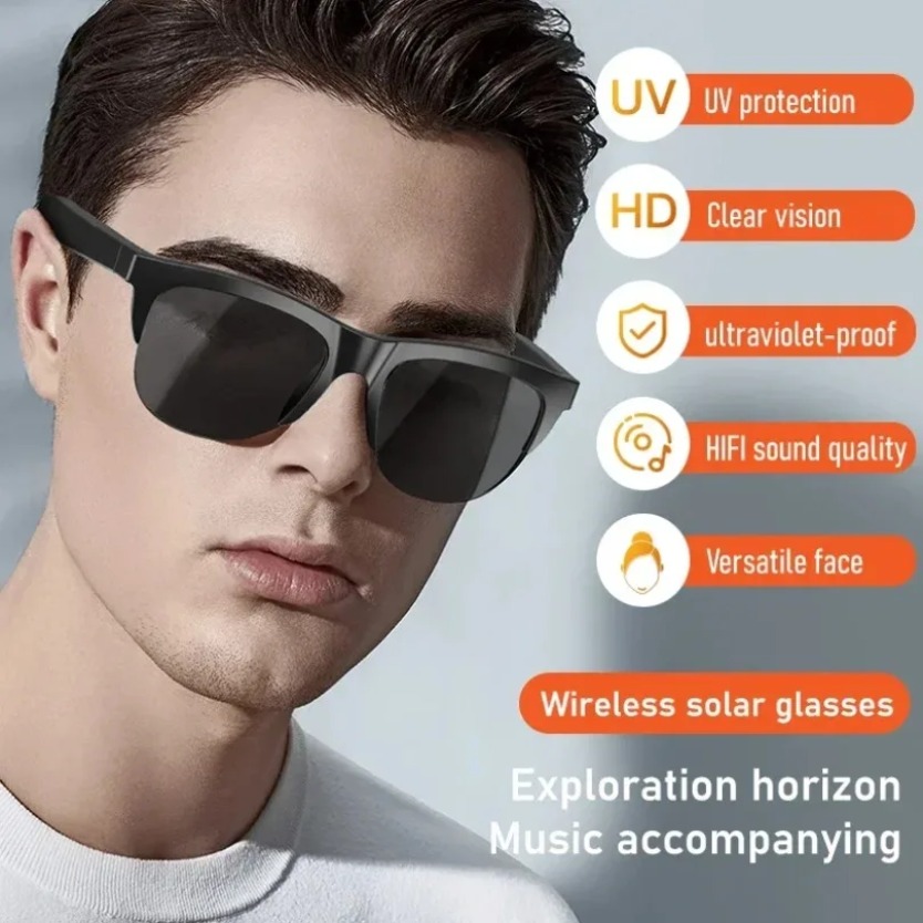 Óculos de sol inteligentes sem - Audio Music Bluetooth avaliação e preço