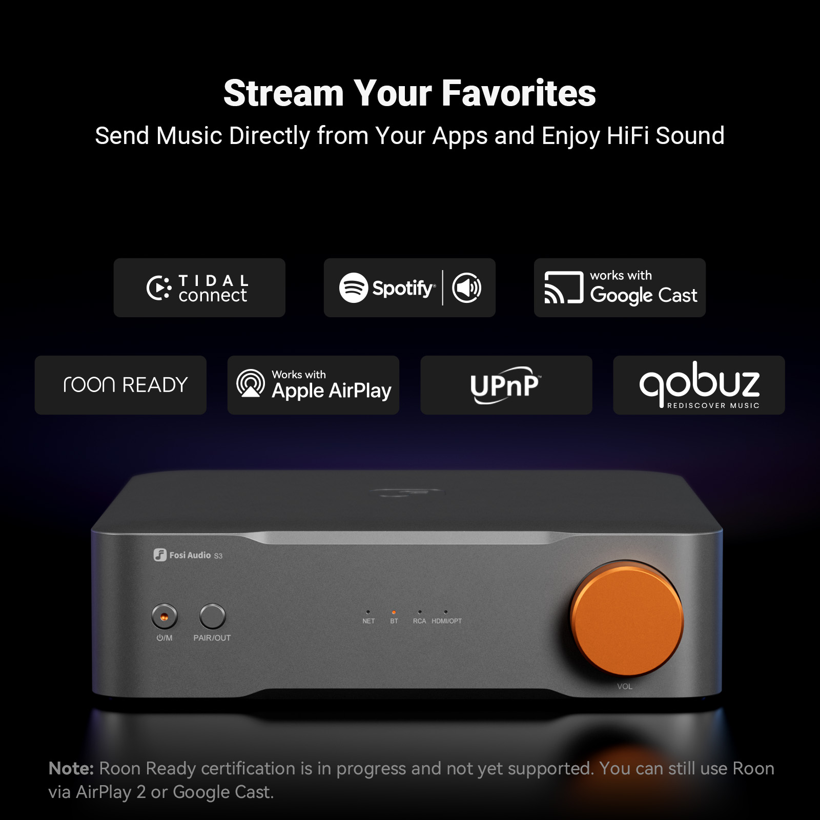 Fosi Audio S3 HiFi Music Strea - Audio Music Google avaliação e preço