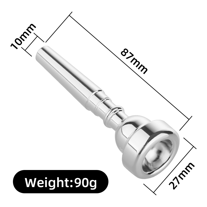 Trompete B-Flat Universal 5C7C - Trombone Mouthpiece avaliação e preço