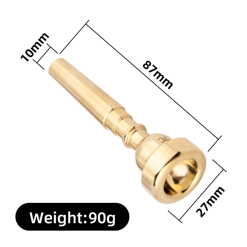 Trompete B-Flat Universal 5C7C - Trombone Mouthpiece avaliação e preço