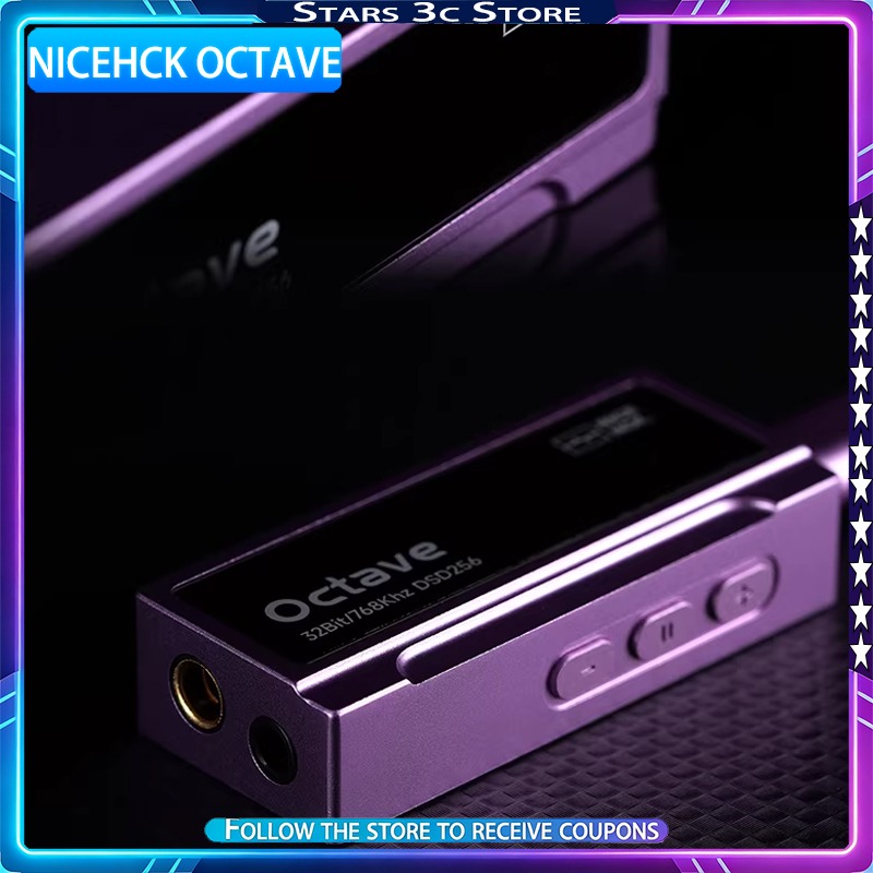 NICEHCK Octave DAC Portátil co - Audio Music Grading avaliação e preço
