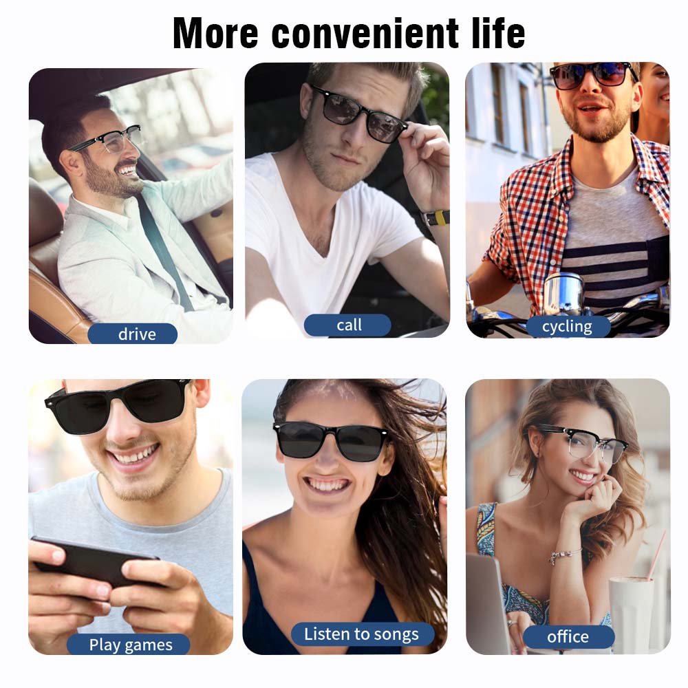 Óculos inteligentes SENBONO E1 - Audio Music Bluetooth avaliação e preço